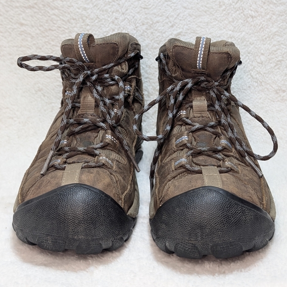 Keen Targhee II Women's 7 Waterproof Mid Lace-up Leather Rugged Hiking Boots - Picture 4 of 13